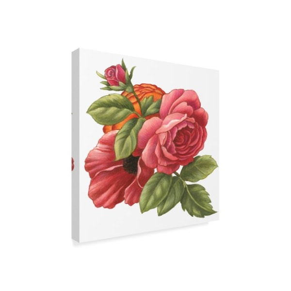 Francien Van Westering 'Central Red Roses' Canvas Art,18x18